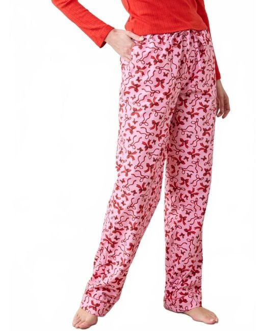 Printfresh Red Ribbons Pajama Pants