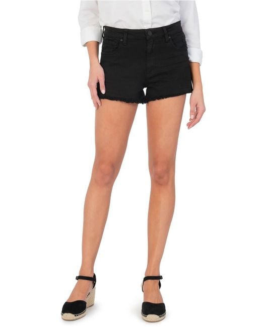 Kut From The Kloth Black Jane High Rise Shorts