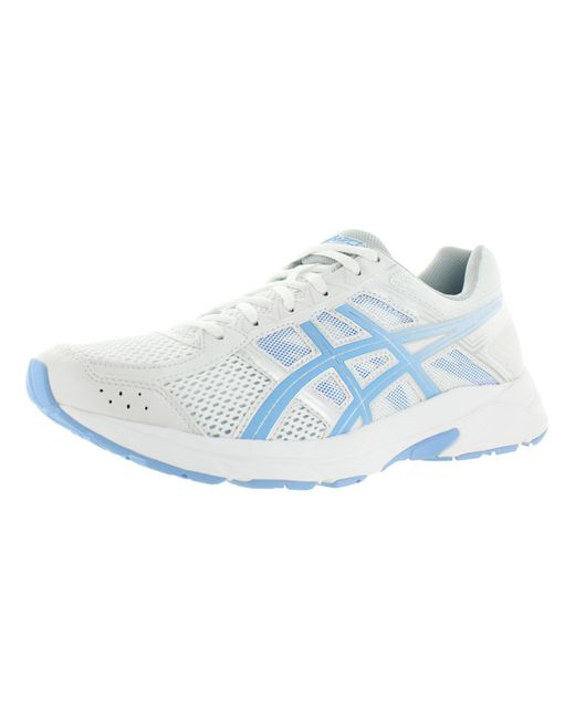 Asics Gel-contend 4 Mesh Reflective Running Shoes in Blue | Lyst