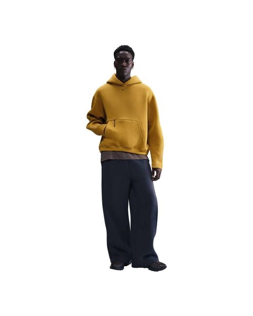 Nike Blue Tech Fleece Oversized Hoodie for men