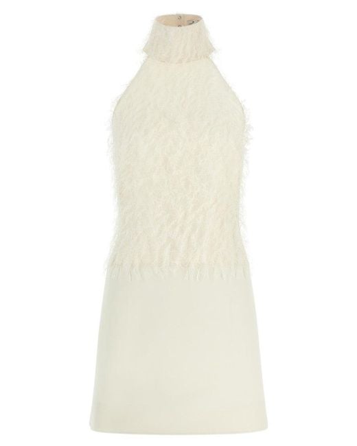 Courreges White Fils Coupés Insert Dress