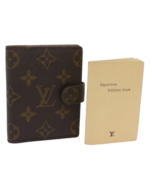 Louis Vuitton Natural Agenda Canvas Wallet (pre-owned)