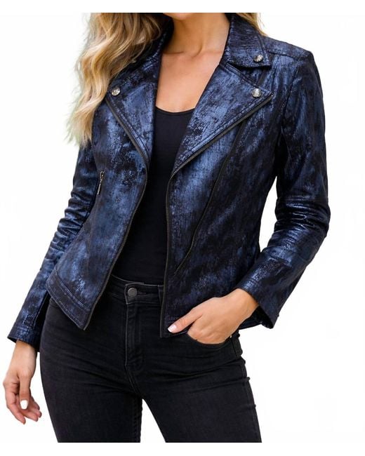 Insight Blue Moto Jacket