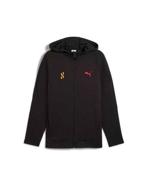 PUMA Black Caution Basketball Jacket for men