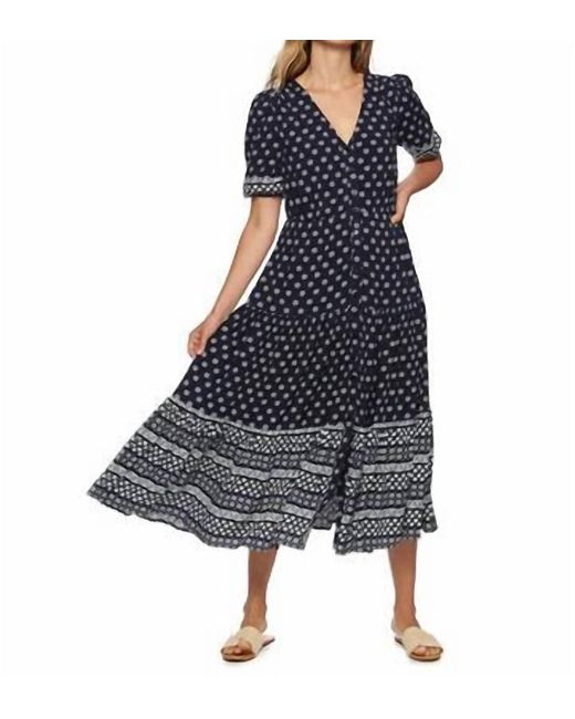 Flag & Anthem Blue Floral Print Maxi Dress