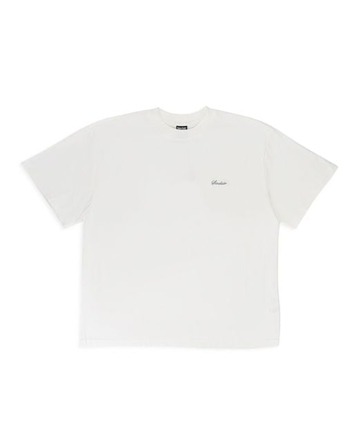 Sinclair White Script Logo T-Shirt for men