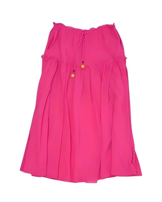 Kerri Rosenthal Pink Vacay Midi Skirt