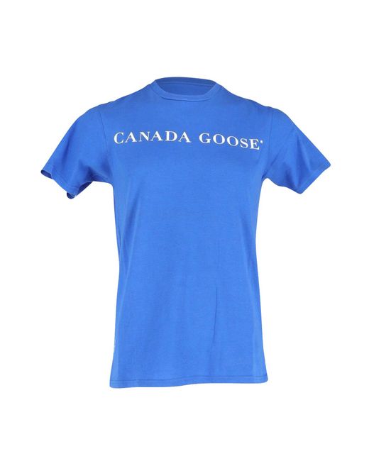 Canada Goose Blue Polar Bear T-shirt for men