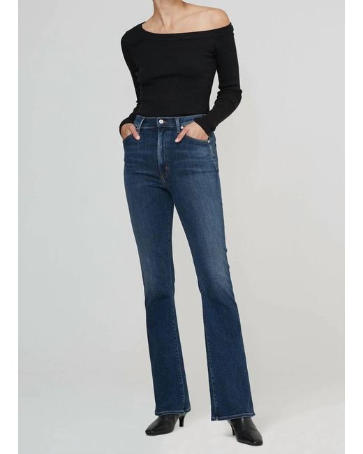 Citizens of Humanity Blue Lilah High Rise Bootcut Jeans
