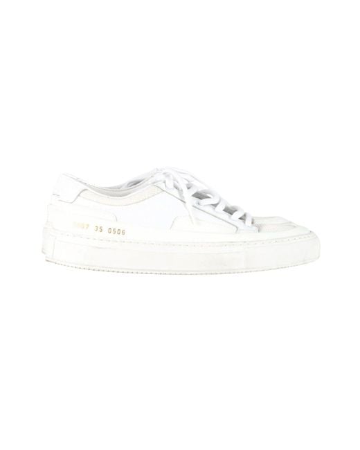 Common Projects White Achilles Super Sneakers