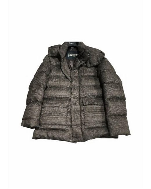 Herno Brown Parka Bomber Jacket for men
