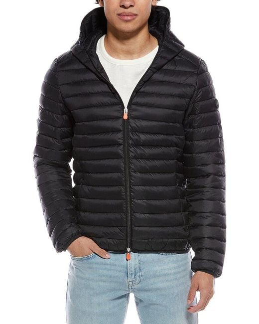 Save The Duck Black Danielle Puffer Jacket for men
