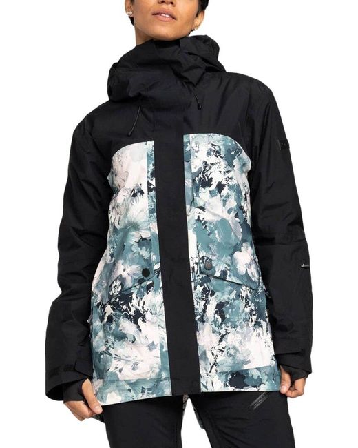 Roxy Black Gore-tex Glade Snow Jacket