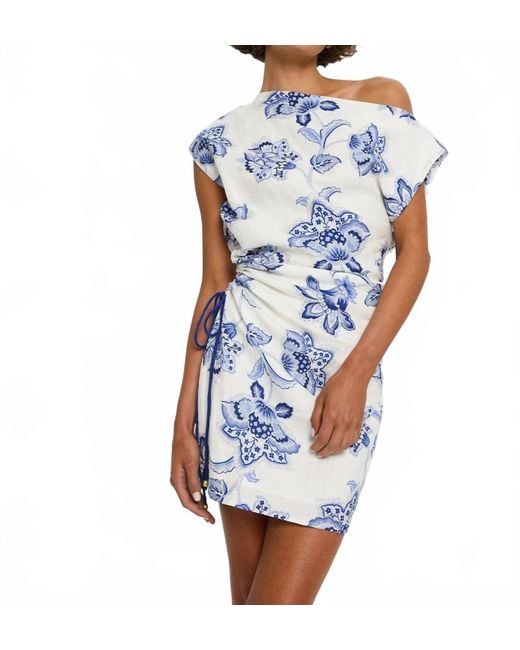 Kivari Blue Chiari Mini Dress
