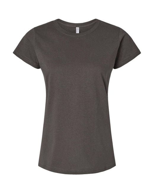 L.A.T Black Fine Jersey Tee
