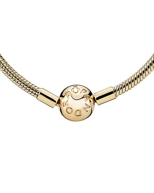 PANDORA 14k Charm Necklace in Pattern 