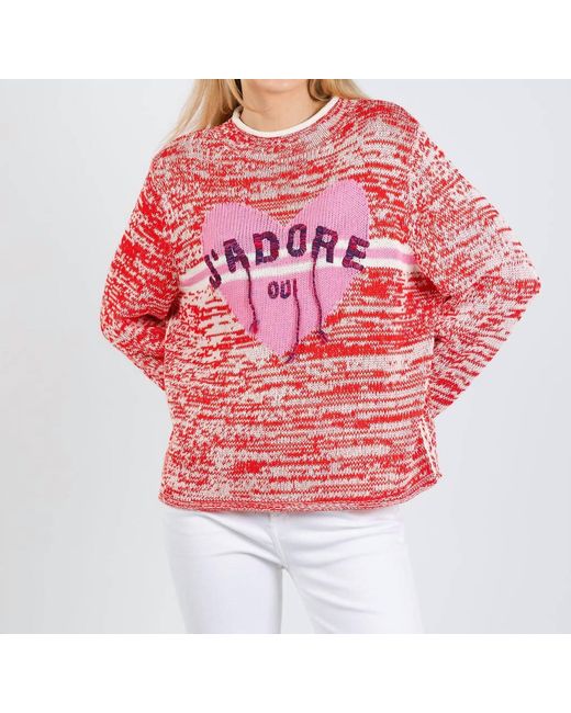 Ouí Red J'Adore Sweater