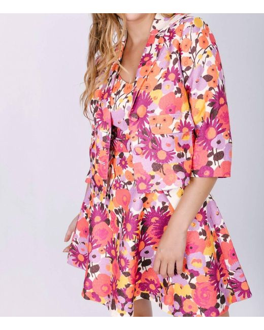 Flora Bea Pink Caroline Blazer
