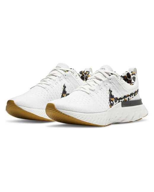 Nike White React Infinity Run Lace-up U Casual And Fashion Sneakers