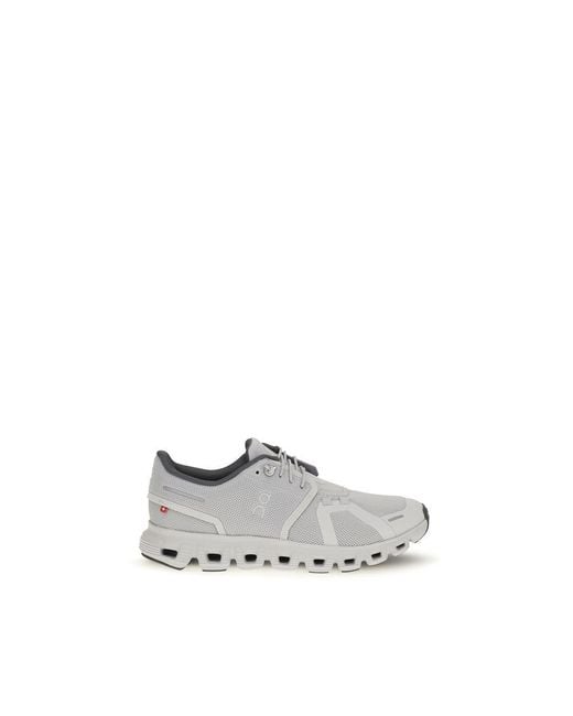 On Shoes White Polyester Athletic Sneakers
