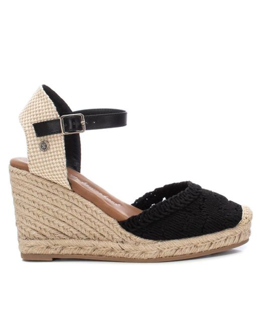 Xti Brown Wedge Espadrilles By