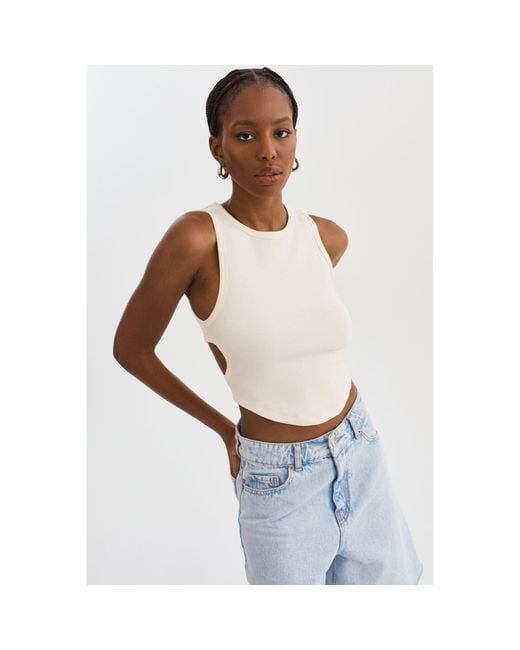 Lamarque White Arda Tank Top