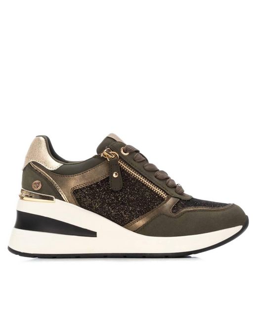 Xti Brown Round Toe 144379 Sneakers
