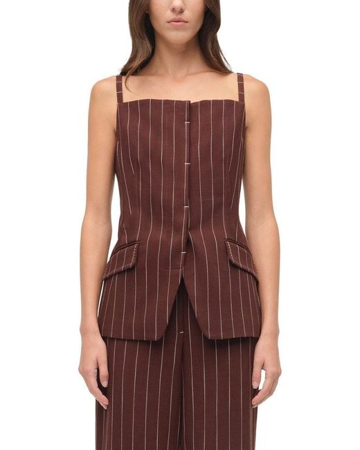 Jonathan Simkhai Purple Edie Top