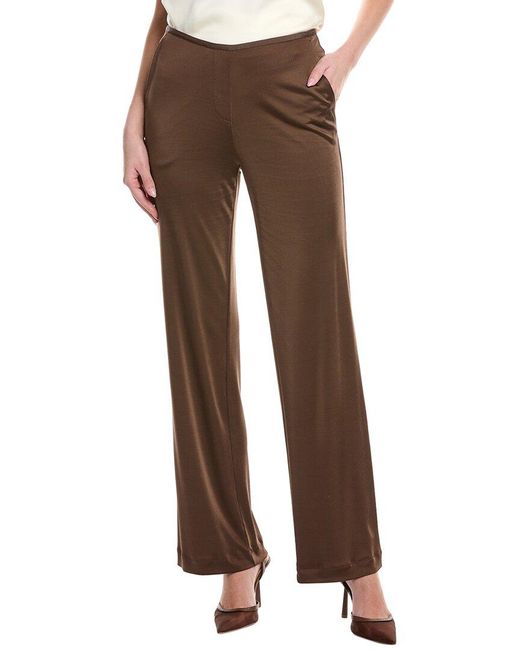 Helmut Lang Brown Fluid Car Trouser