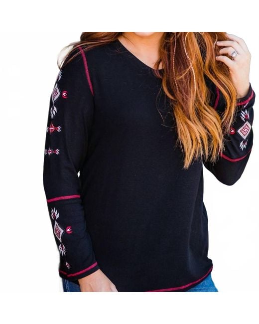 Layerz Clothing Blue Loni Layerz Top