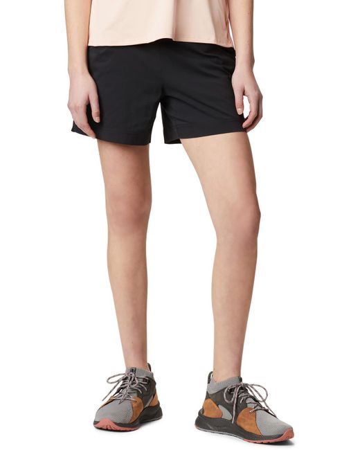 Columbia Black Stretch Nylon Casual Shorts