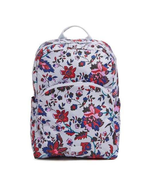 Vera Bradley Gray Essential Large Backpack