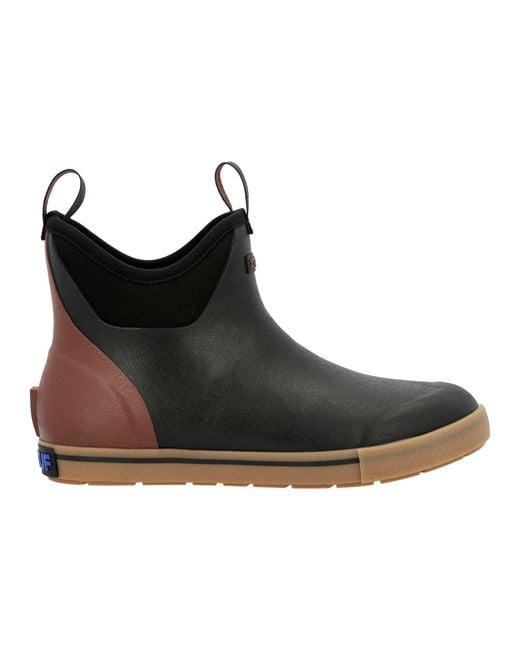XtraTuf Black Ankle Deck Boot 6"
