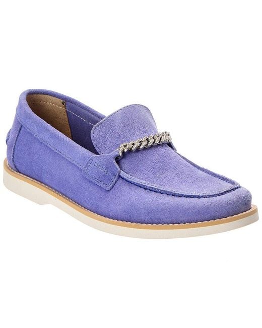 Baldinini Blue Suede Loafer