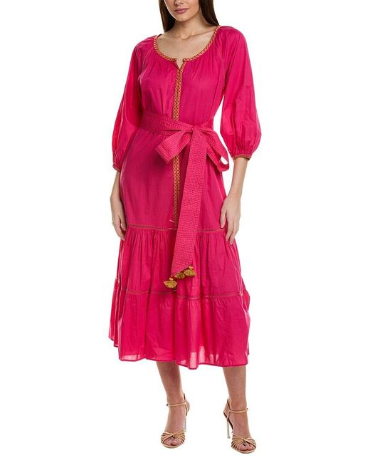 Figue Pink Johanna Maxi Dress