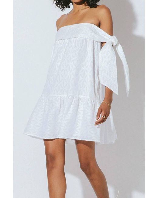 Cleobella White Cara Mini Dress