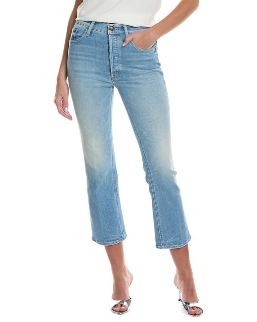 Mother Blue Denim The Tripper Ripe For The Squeeze Ankle Jean