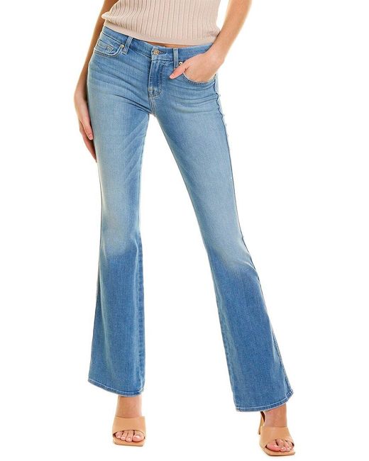 7 For All Mankind Denim Ibiza Flare Jean in Blue - Save 2% | Lyst