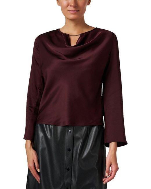 Ecru Red Andrews Blouse