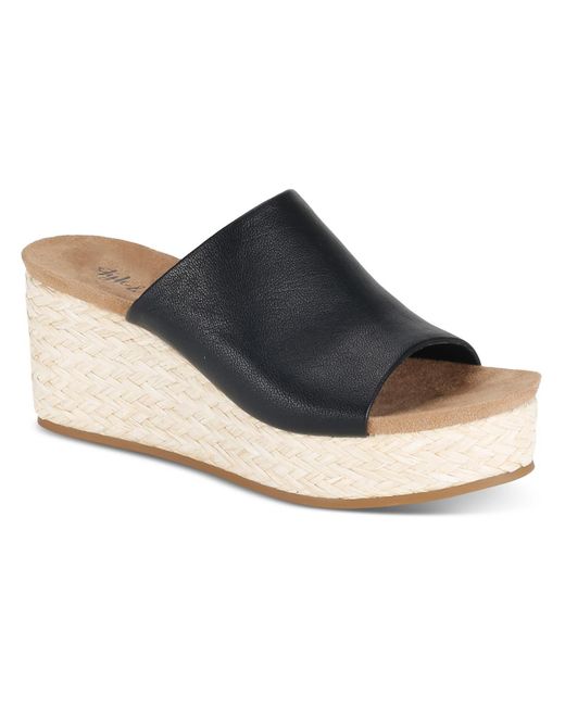 Style & Co. Multicolor Larissaa Wedge Warm Slide Sandals