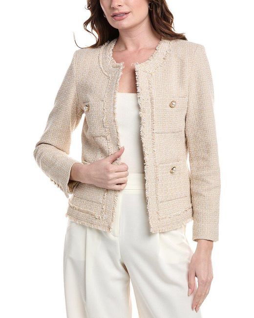 Nanette Lepore Natural Tweed Jacket