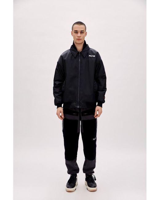 PCFG Store Blue Bomber Jacket for men
