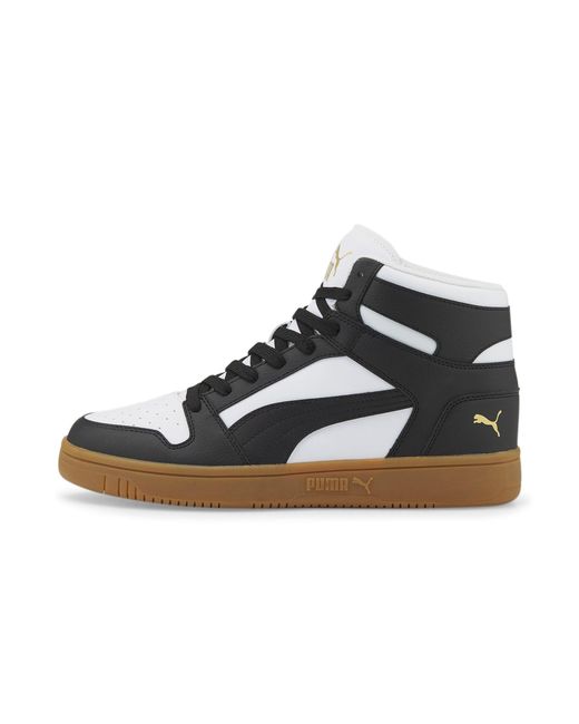 PUMA Synthetic Rebound Layup Sneakers in Black for Men | Lyst