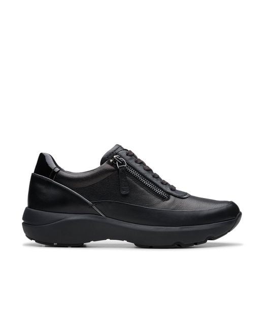 Clarks Black Tivoli Zip
