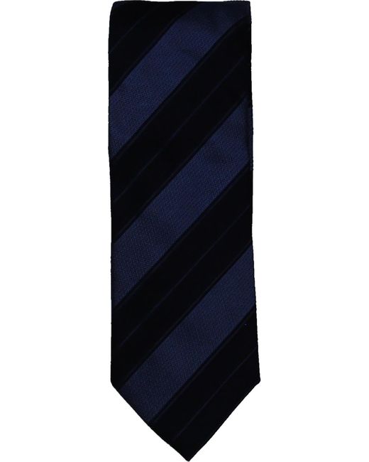 Canali Blue Silk Striped Neck Tie for men