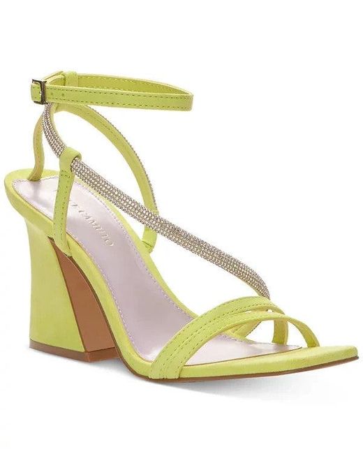 Vince Camuto Green Kressila Acid Lime Rhinestone Dress Sandals Jobb2248
