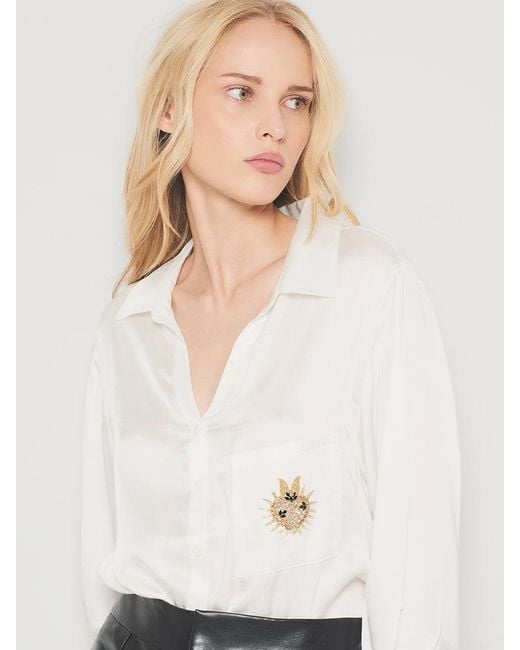AS by DF Natural Corazon Blouse