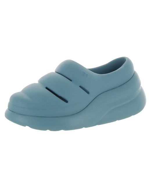 UGG Sport Yeah Ankle Strap Flat Slide Sandals in Blue Lyst