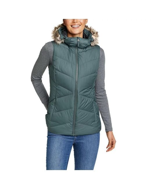 Eddie Bauer Classic Down Vest in Blue Lyst