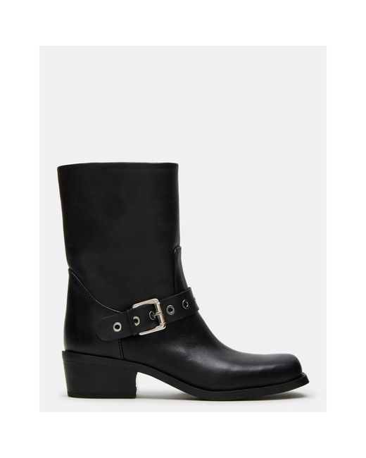 Steve Madden Black Dusk Leather